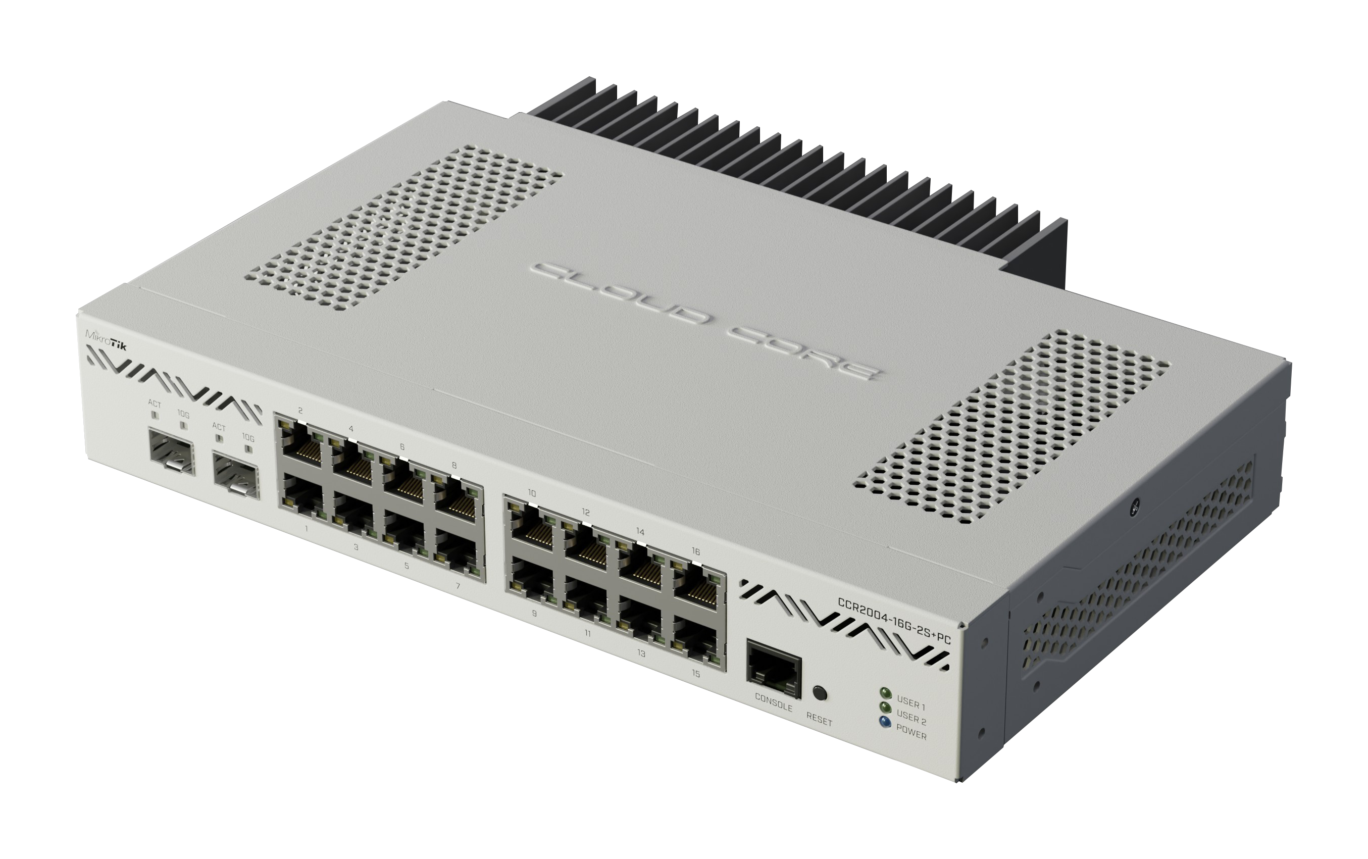 MikroTik CCR2004-16G-2S+PC